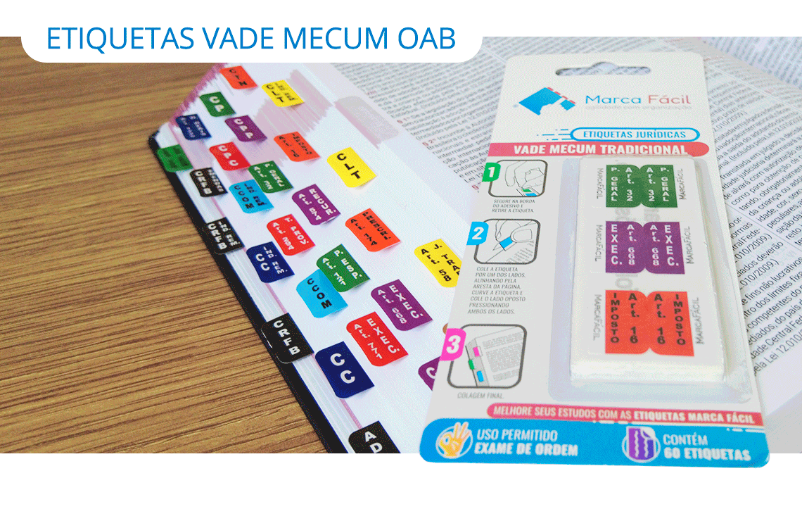 Etiquetas Vade Mecum OAB