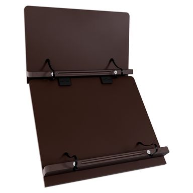 Suporte para Livro Duplo Resistente Ergonômico Marrom
