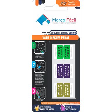 Etiquetas Vade Mecum Penal Direito Sem Nó